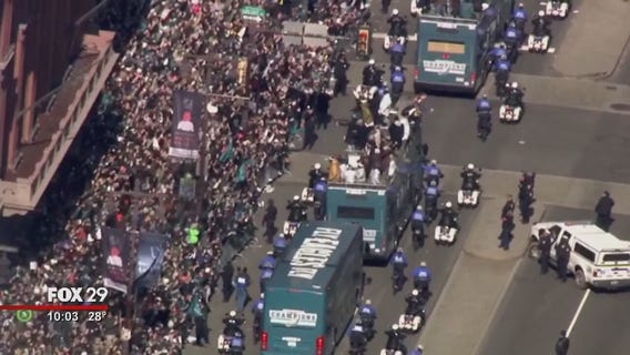 Eagles fans flock for Super Bowl celebrations
