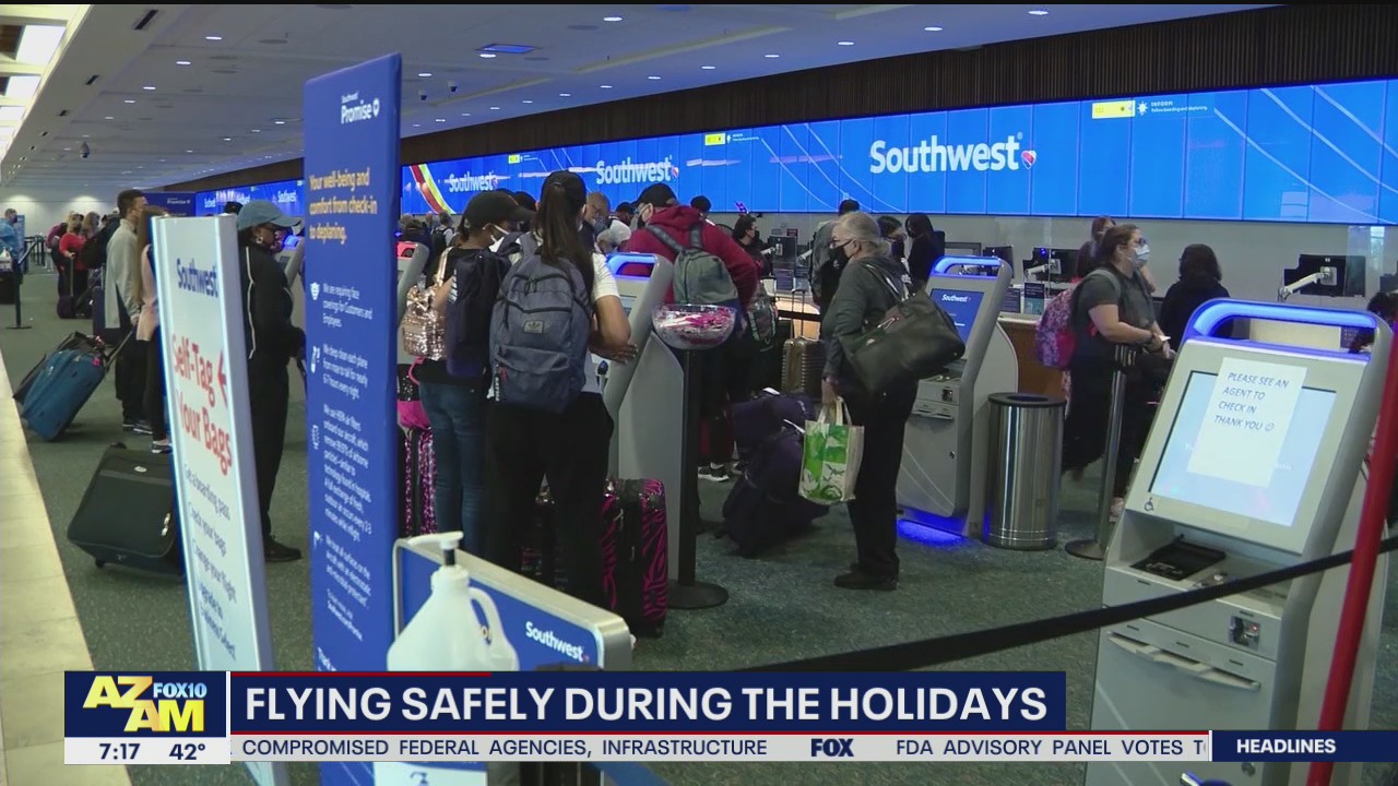 Tips on flying safely during the holidays