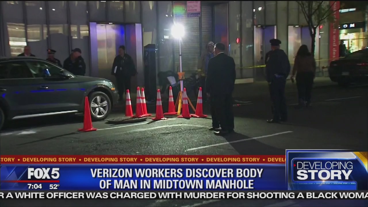Body found in manhole