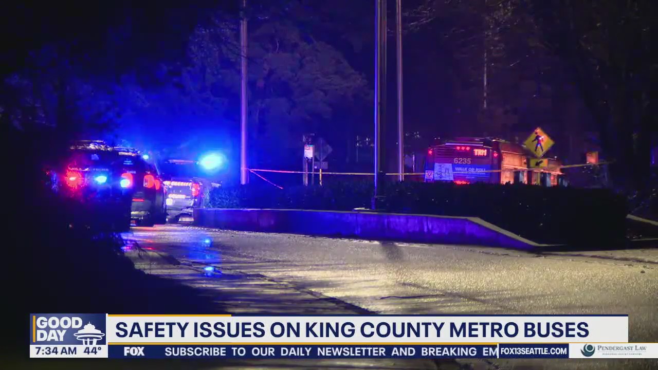 Safety issues on King County Metro buses in WA