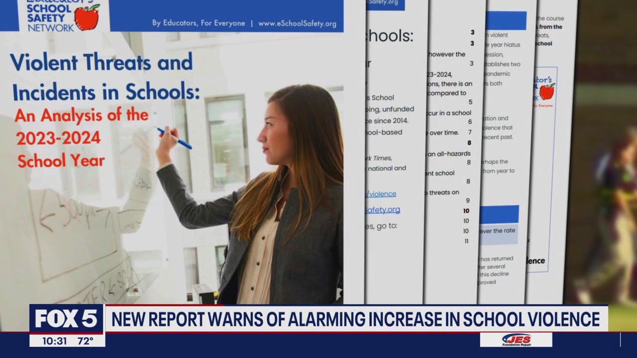 Rise in school violence amid drop in swatting incidents, report shows ...