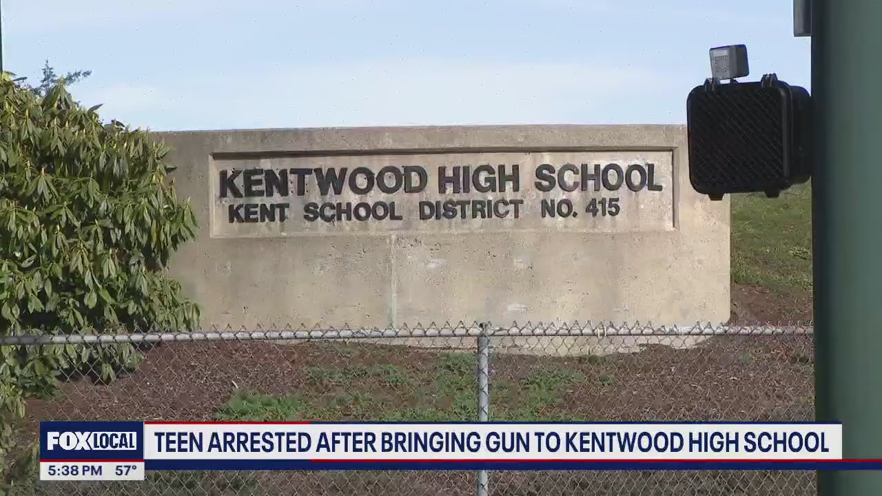 Teen arrested after bringing gun to Kentwood High School