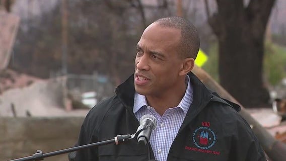 HUD secretary tours Altadena fire zone
