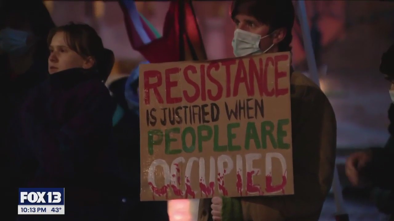 Pro-Palestinian protesters occupy UW campus