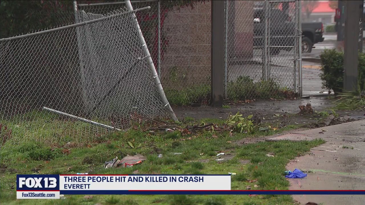 3 pedestrians hit, killed by Everett driver