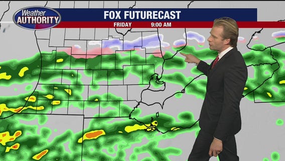 Chilly start to the day with rain arriving late