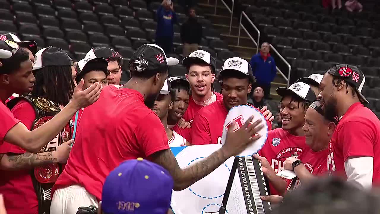UH men's basketball wins first Big 12 tournament title