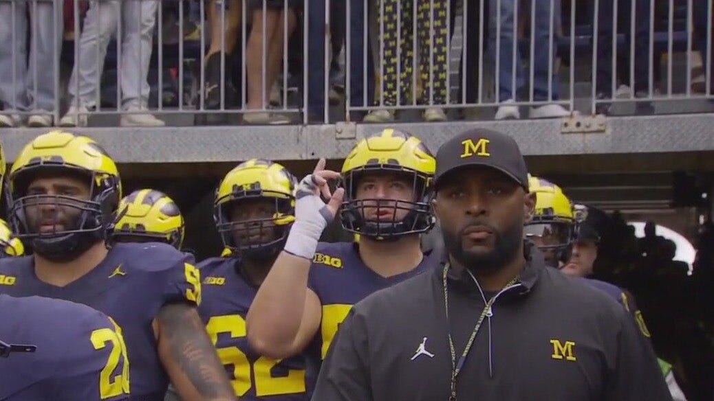 Former Michigan Football coach Sherrone Moore in custody