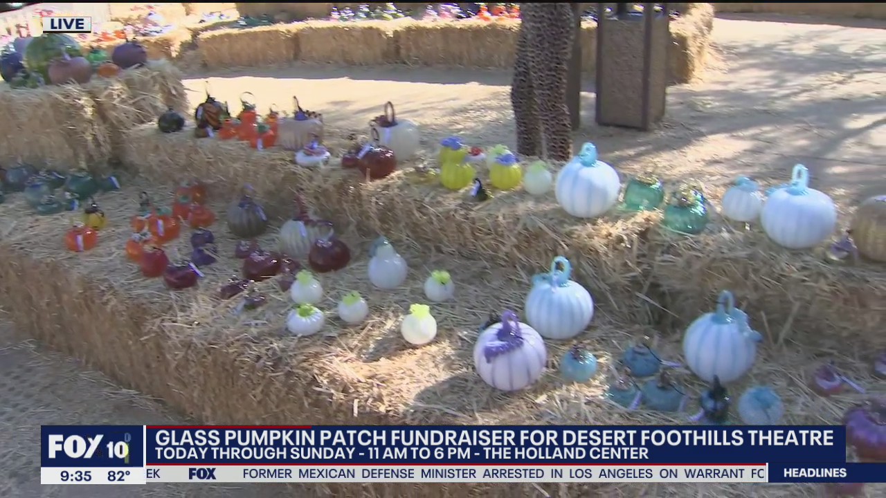 Glass pumpkin patch fundraiser to benefit Desert Foothills Theatre