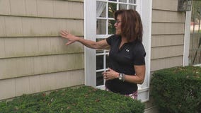 Cleaning siding with dish soap, a snow brush, and elbow grease