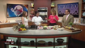 Chef Jasmine serves up Korean BBQ Tacos for Sunset at the Zoo