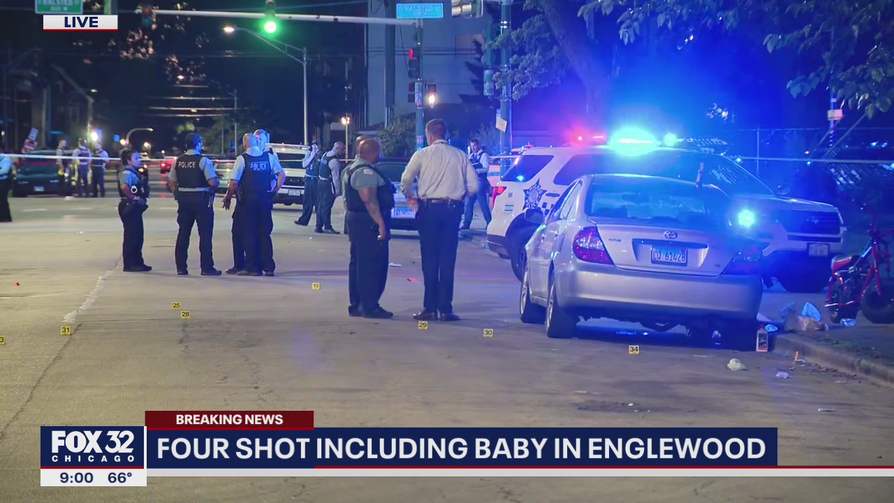 At least 4 shot, including baby on Chicago's South Side