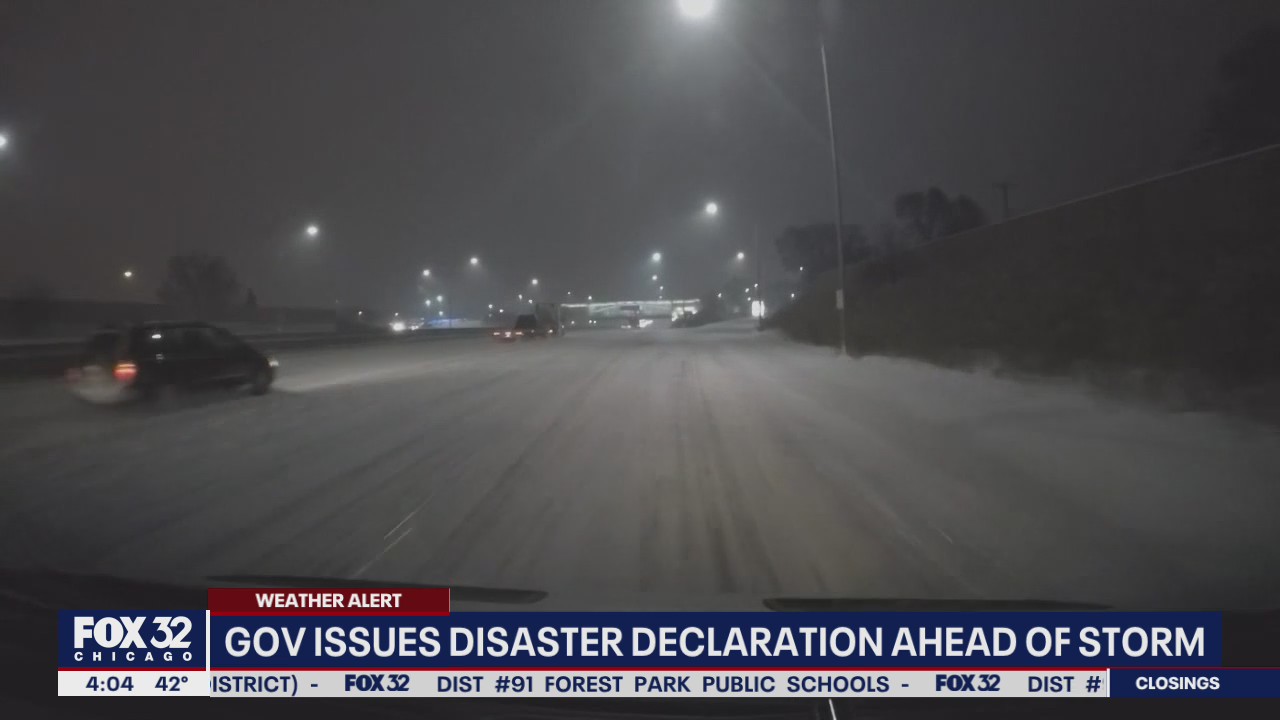 Winter Storm Warning: Pritzker issues disaster declaration in Illinois ahead of storm