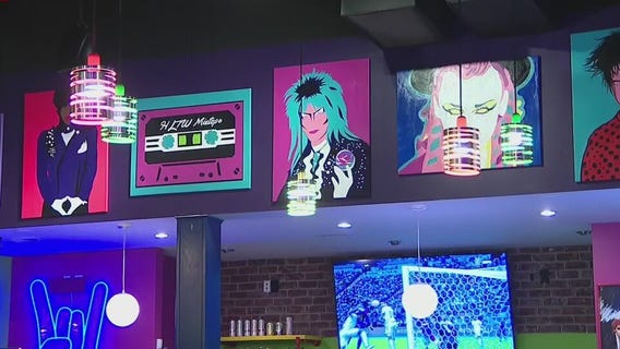 Local Houston diner embracing the 80's