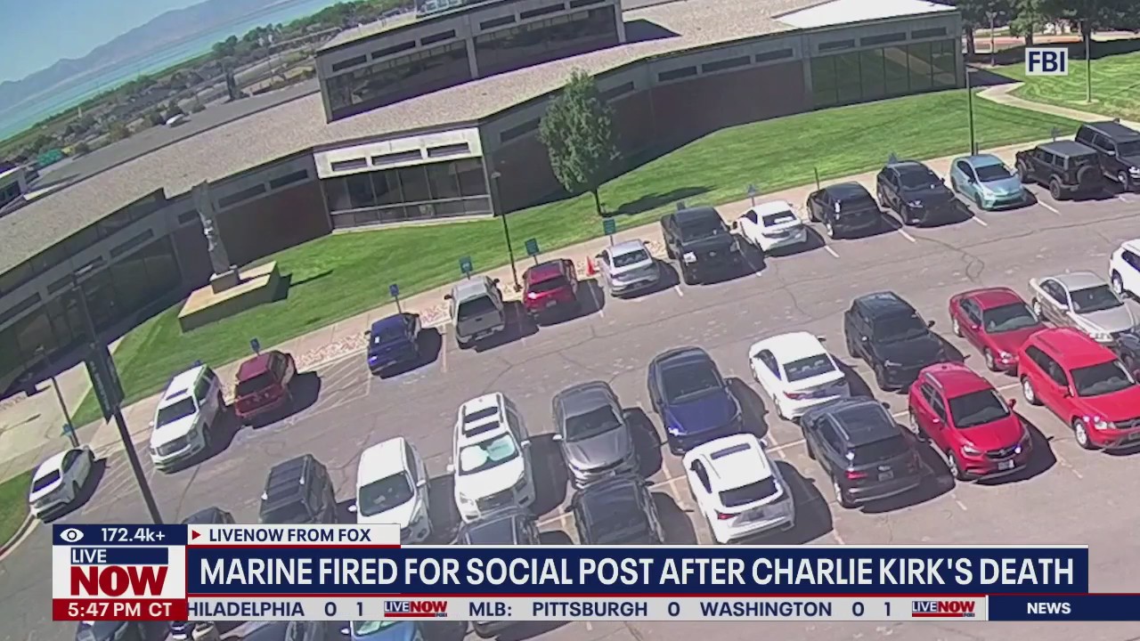 Marine fired for post after Charlie Kirk's death