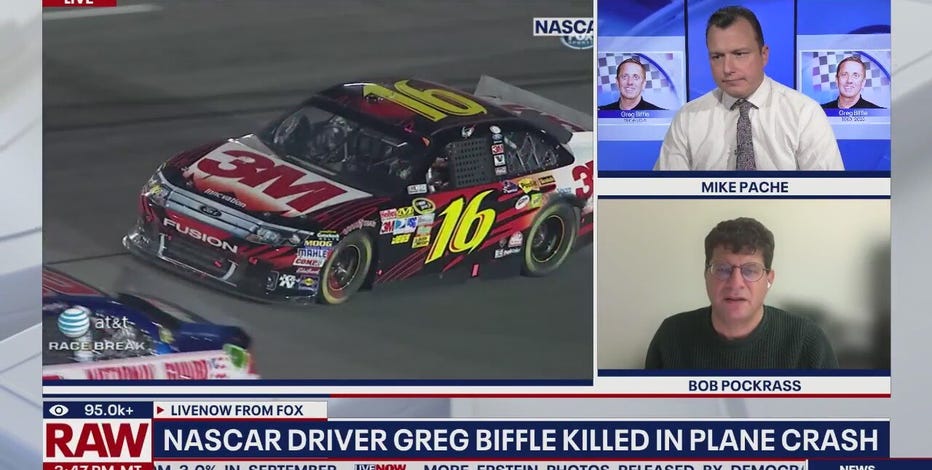 Greg Biffle's wife sent worrying text message moments before plane crashed