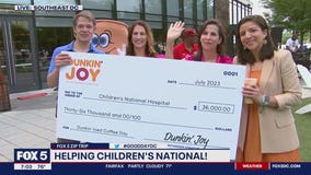 Dunkin donates to Children?s Hospital!