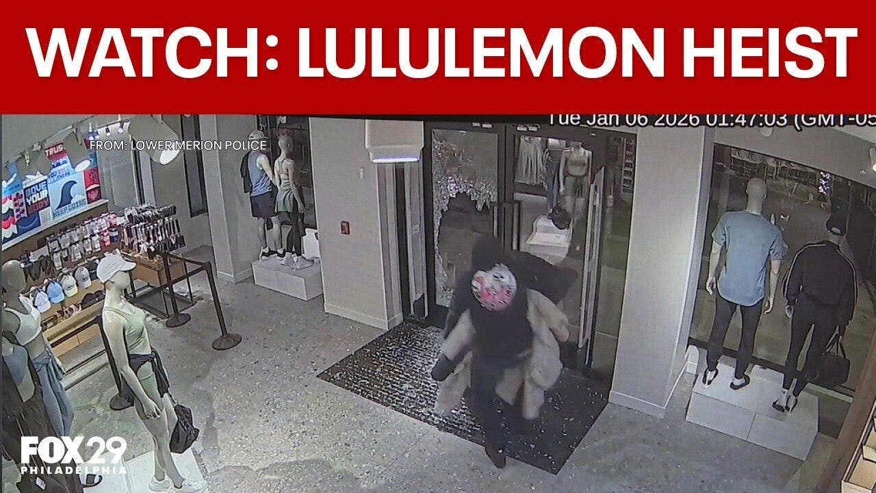 Smash-and-grab at Lululemon store in Ardmore under investigation