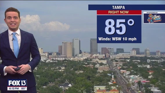 Tampa weather | showers expected Saturday night