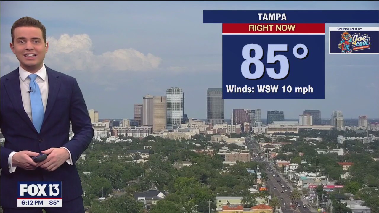 Tampa weather | showers expected Saturday night