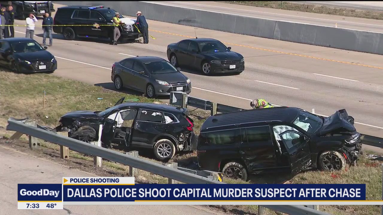 Capital murder suspect police chase ends in deadly crash | FOX 4 Dallas ...