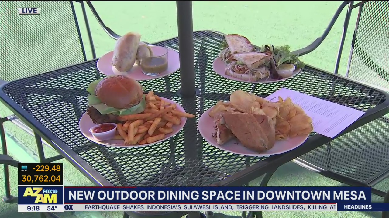 City of Mesa opens new outdoor dining space
