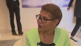 LA wildfires: Bass says rebuilding efforts are going 'very fast'