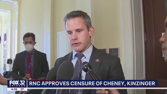 Republican National Committee approves censure of Kinzinger, Cheney