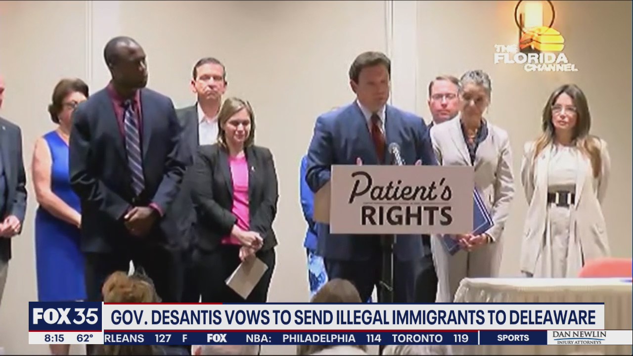Gov. DeSantis vows to send illegal immigrants to Delaware | FOX 35 Orlando