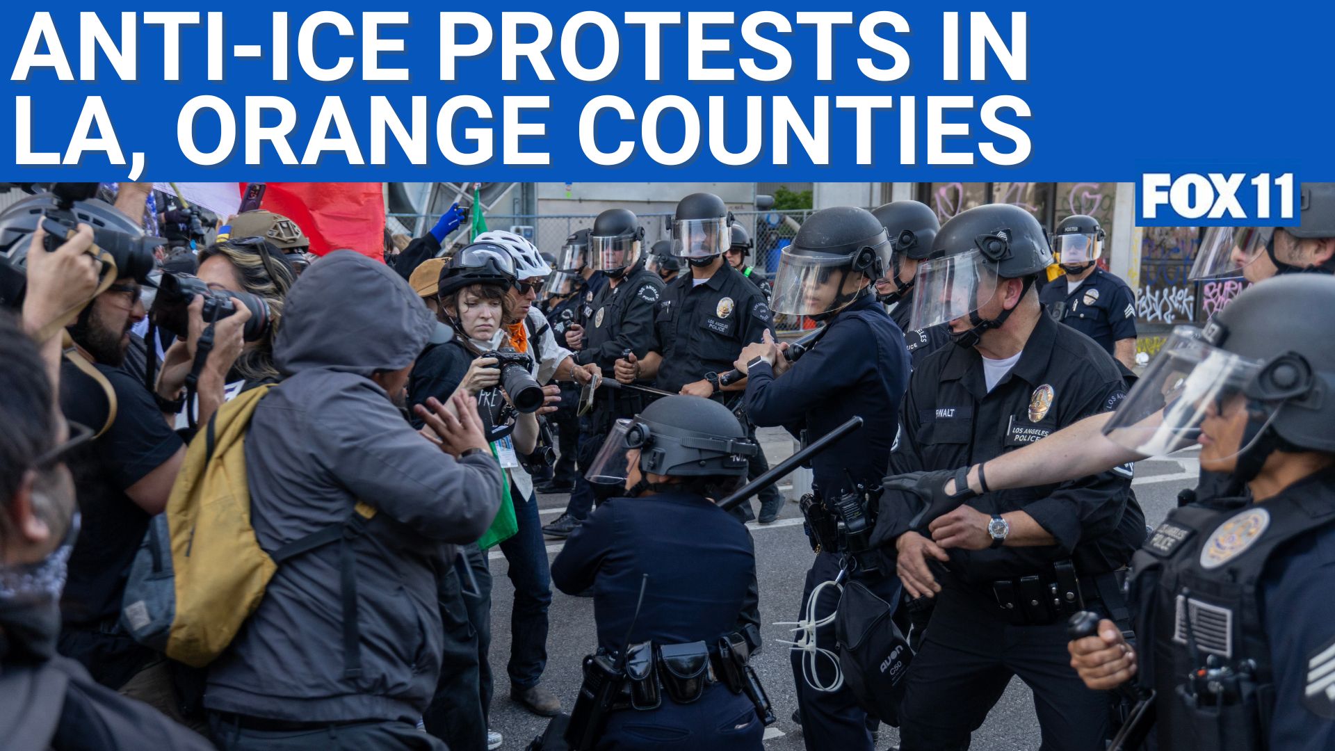 Anti-ICE protests extends to 2 SoCal counties