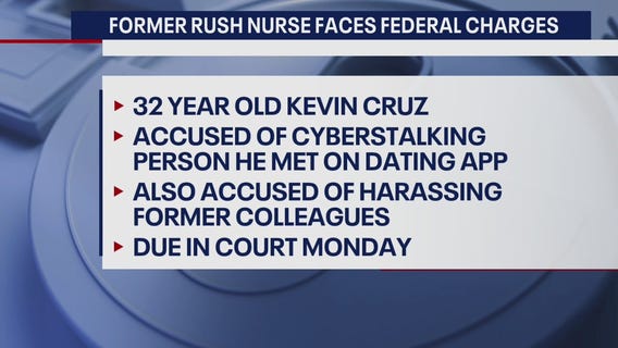 Former Chicago nurse charged with harassment, cyber stalking