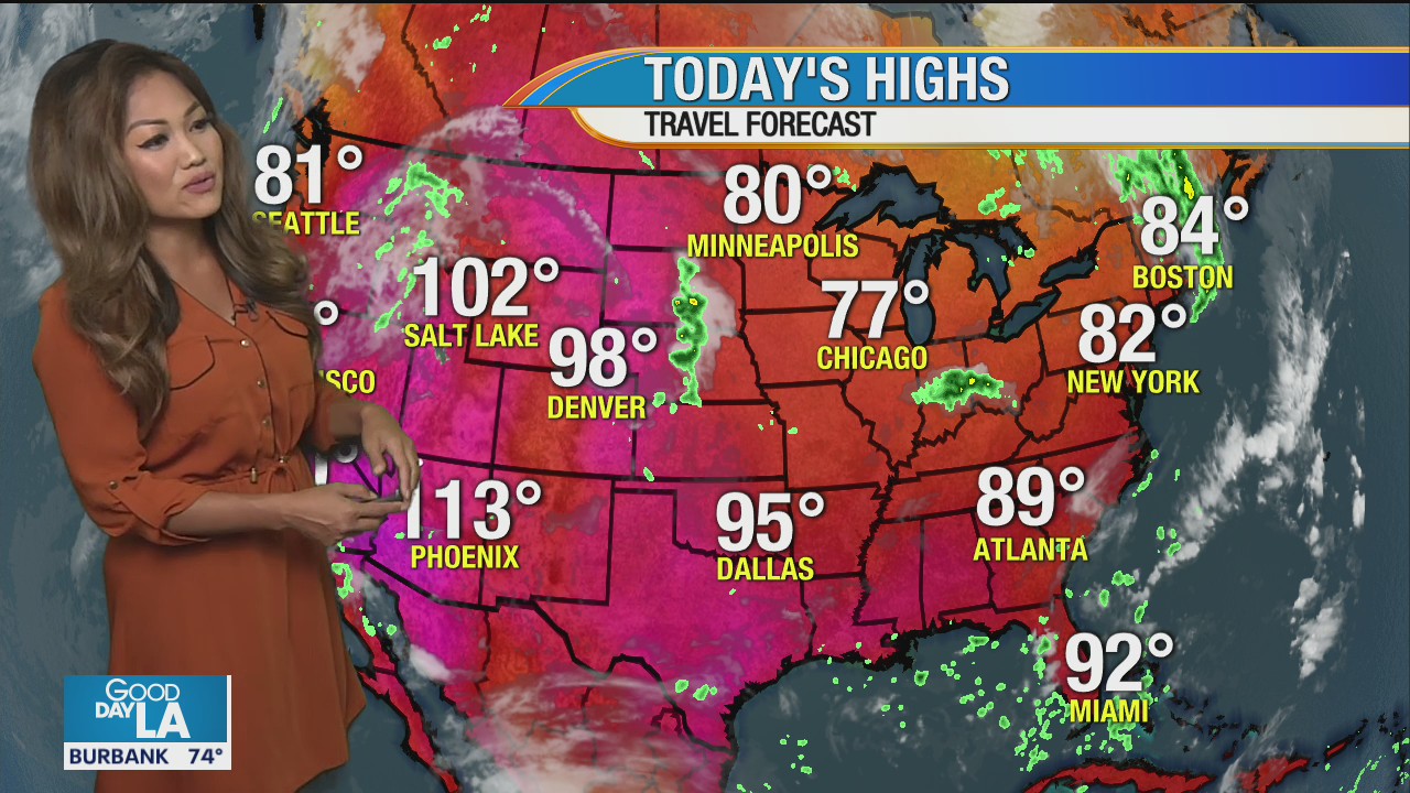 Weather Forecast for Tuesday, August 18