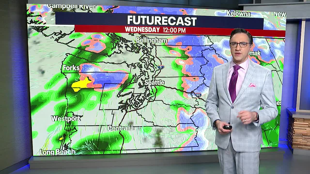 Seattle weather: Gray and soggy Wednesday