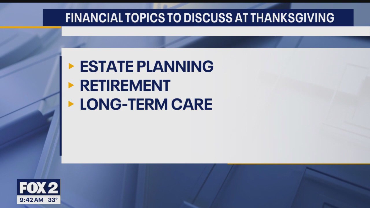 Talking finances with the family during Thanksgiving