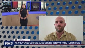 New juvenile curfew zone in Navy Yard starts tomorrow night