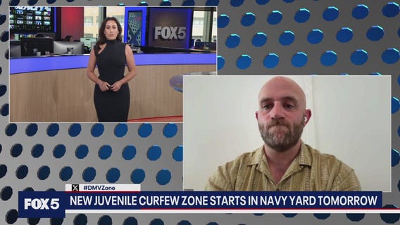 New juvenile curfew zone in Navy Yard starts tomorrow night