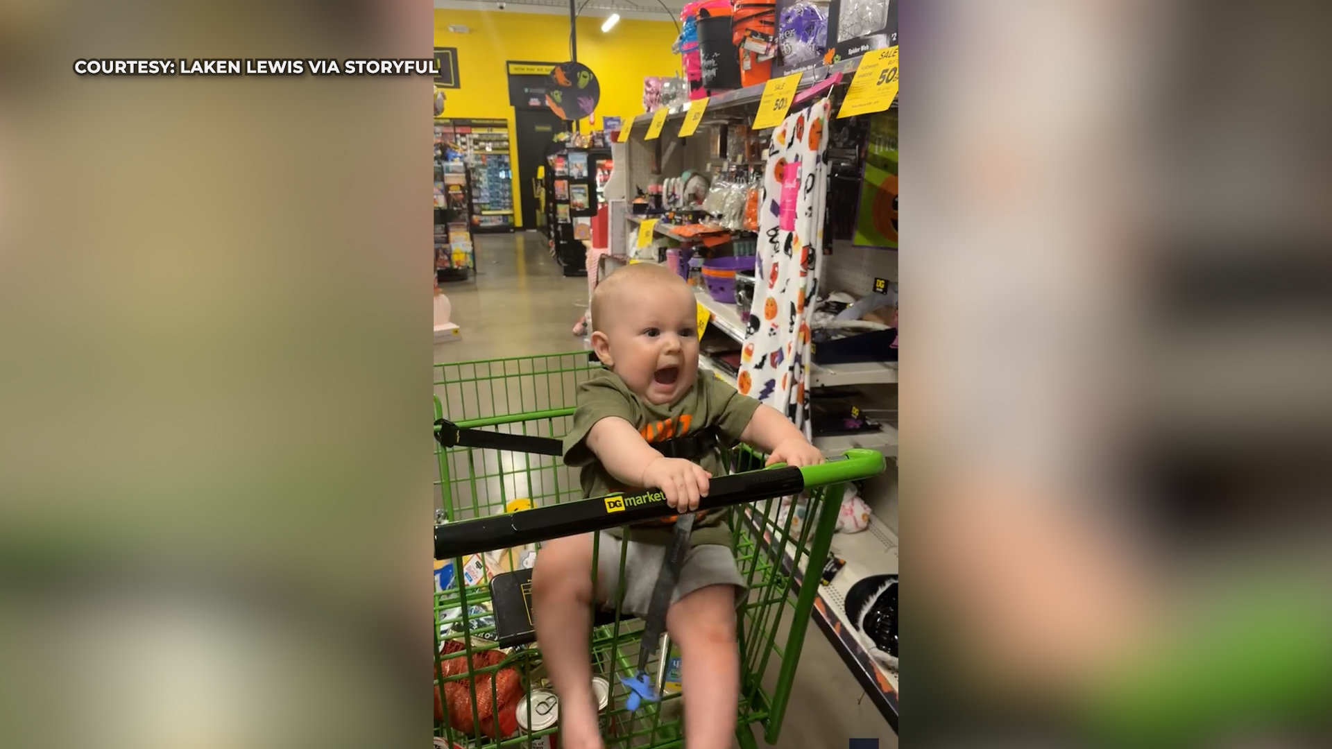 Baby's reaction to Ghostface mask is horror movie-worthy