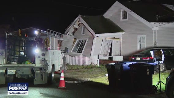 Tree falls onto Tacoma home