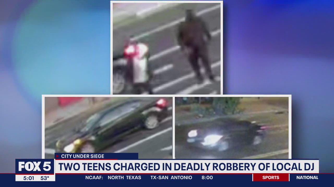 Two teens charged in deadly robbery of beloved DC DJ | FOX 5 DC
