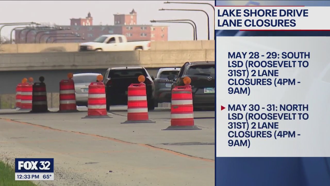 Lake Shore Drive construction begins Monday night