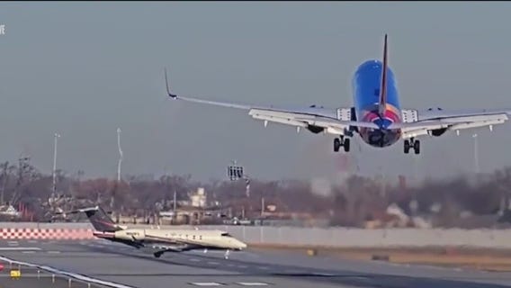 Southwest Airlines plane nearly collides with jet at Chicago's Midway Airport