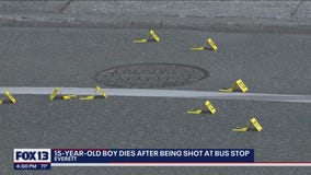 Teen shot and killed at Everett bus stop