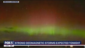 Strong geomagnetic storms expected tonight