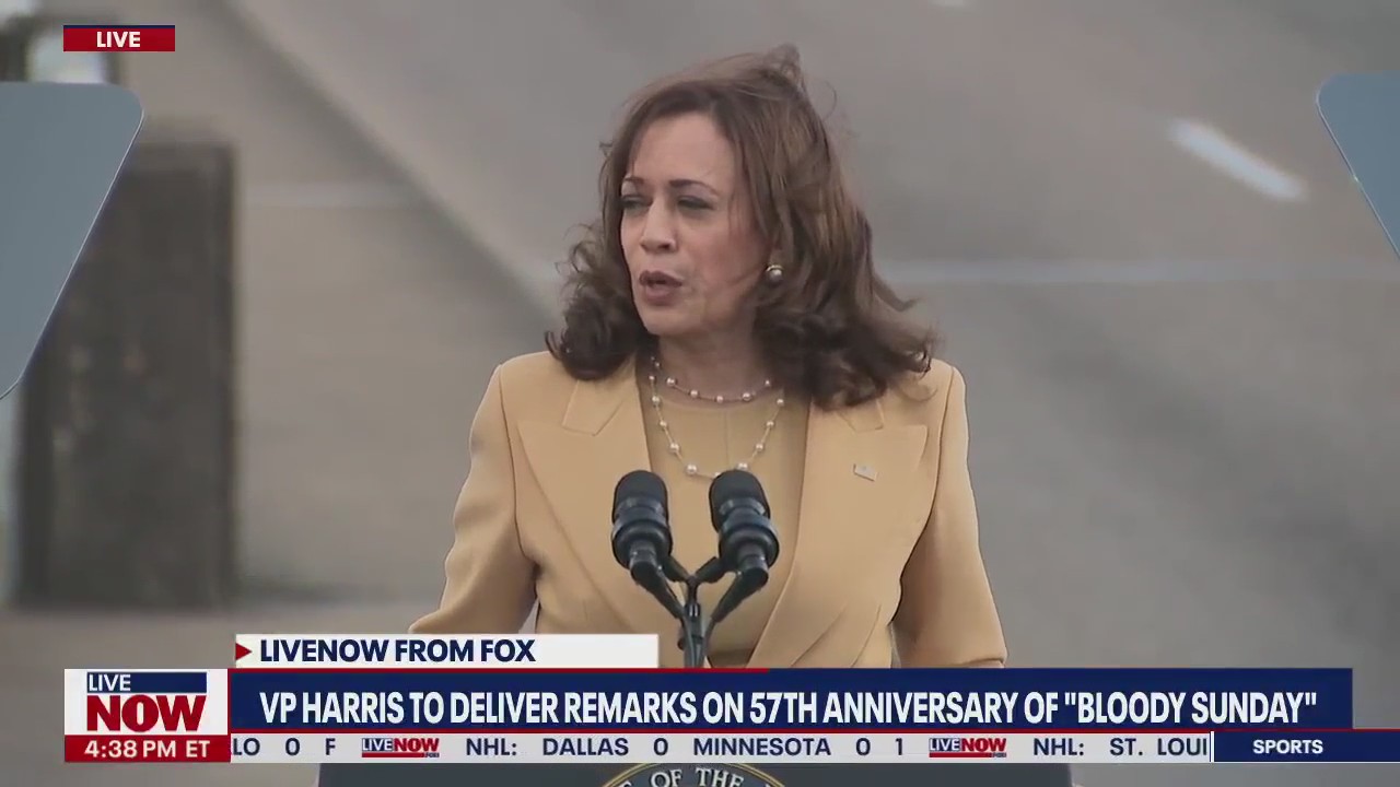 Kamala Harris speaks at ‘Bloody Sunday’ anniversary commemoration in Selma