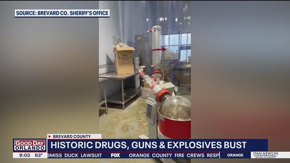 Florida drug bust: Explosives, guns, drugs seized in Palm Bay
