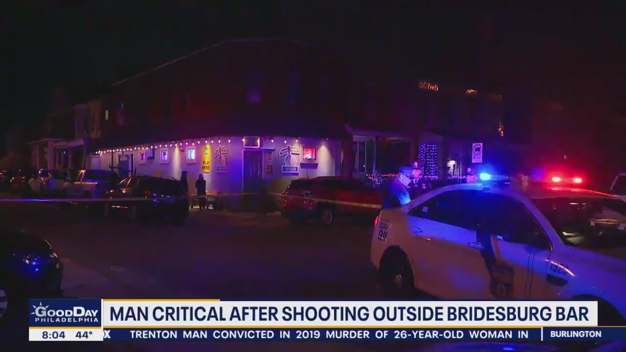 Man critical after shooting outside Bridesburg bar | FOX 29 Philadelphia