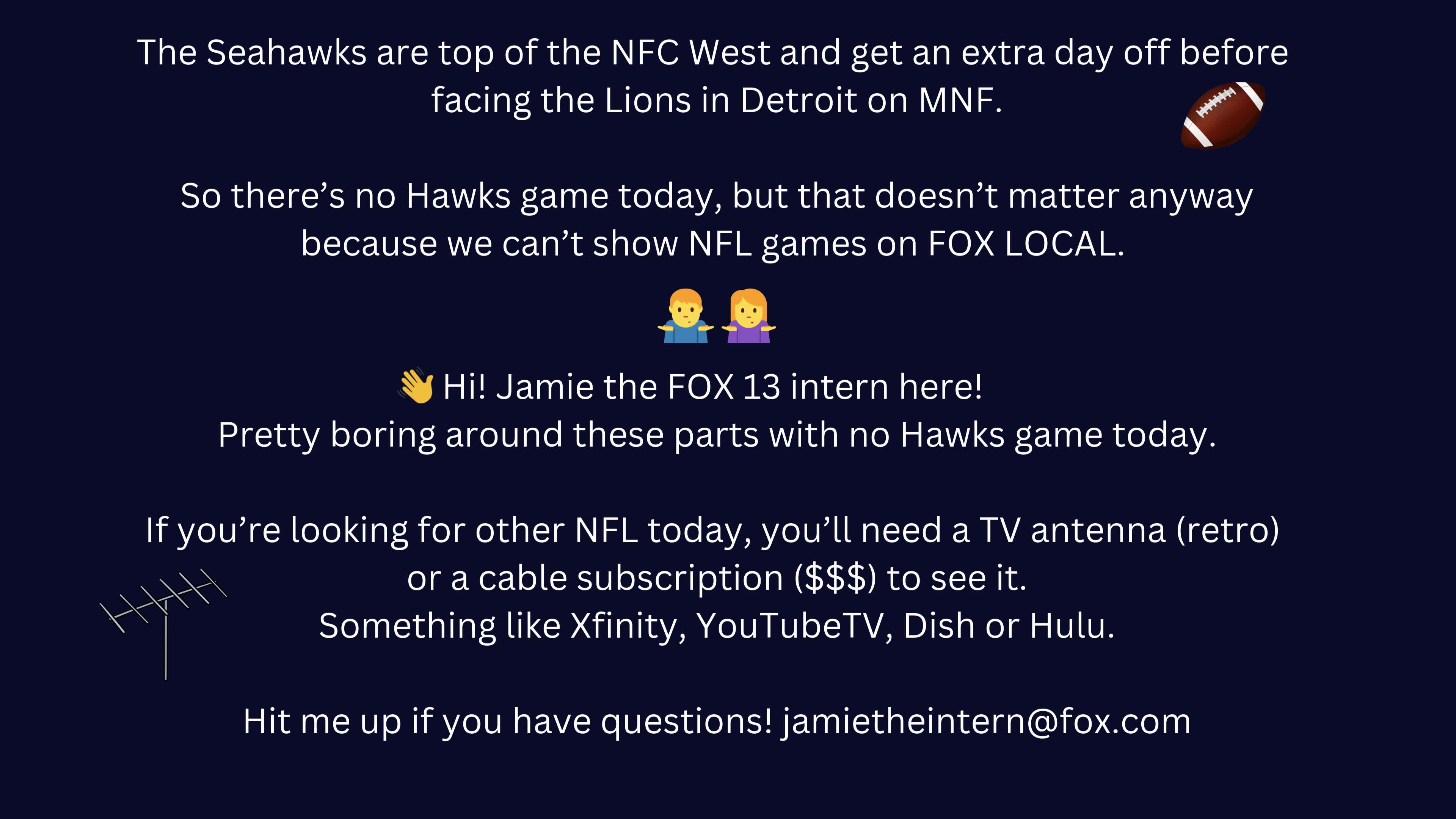 Where to watch Seahawks vs Lions