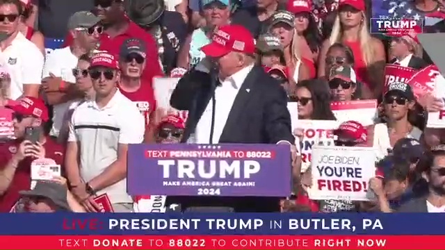 Donald Trump shot at Pennsylvania rally