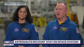 NASA astronauts recount stay on space station