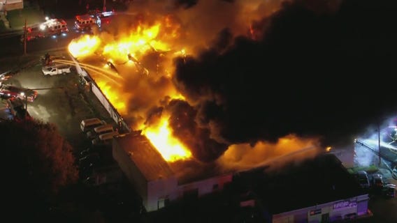 New Jersey structure erupts in massive flames